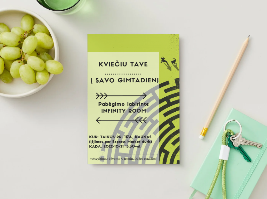 Kvietimas Infinity Room