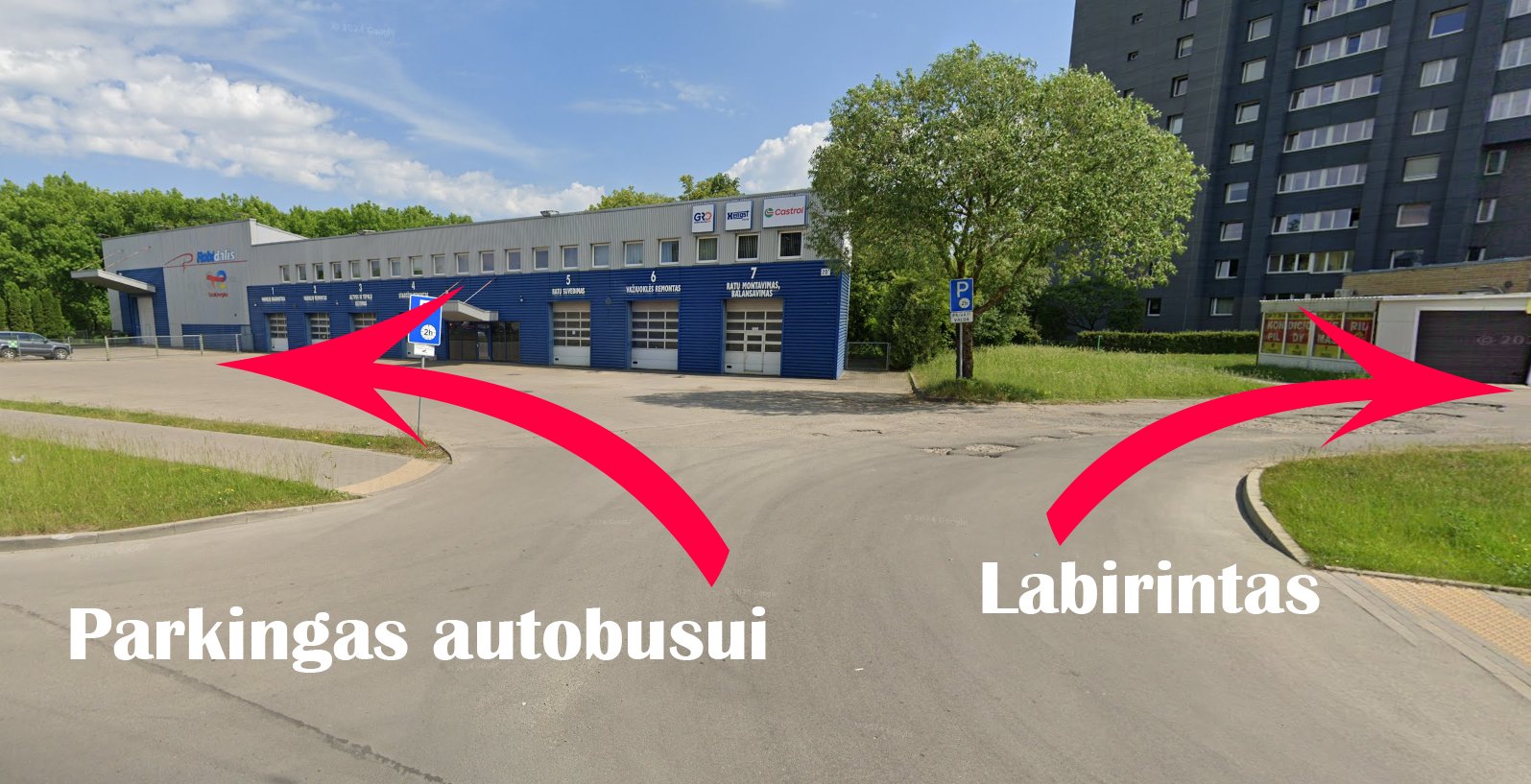 Parkingas mokykloms Infinity Room